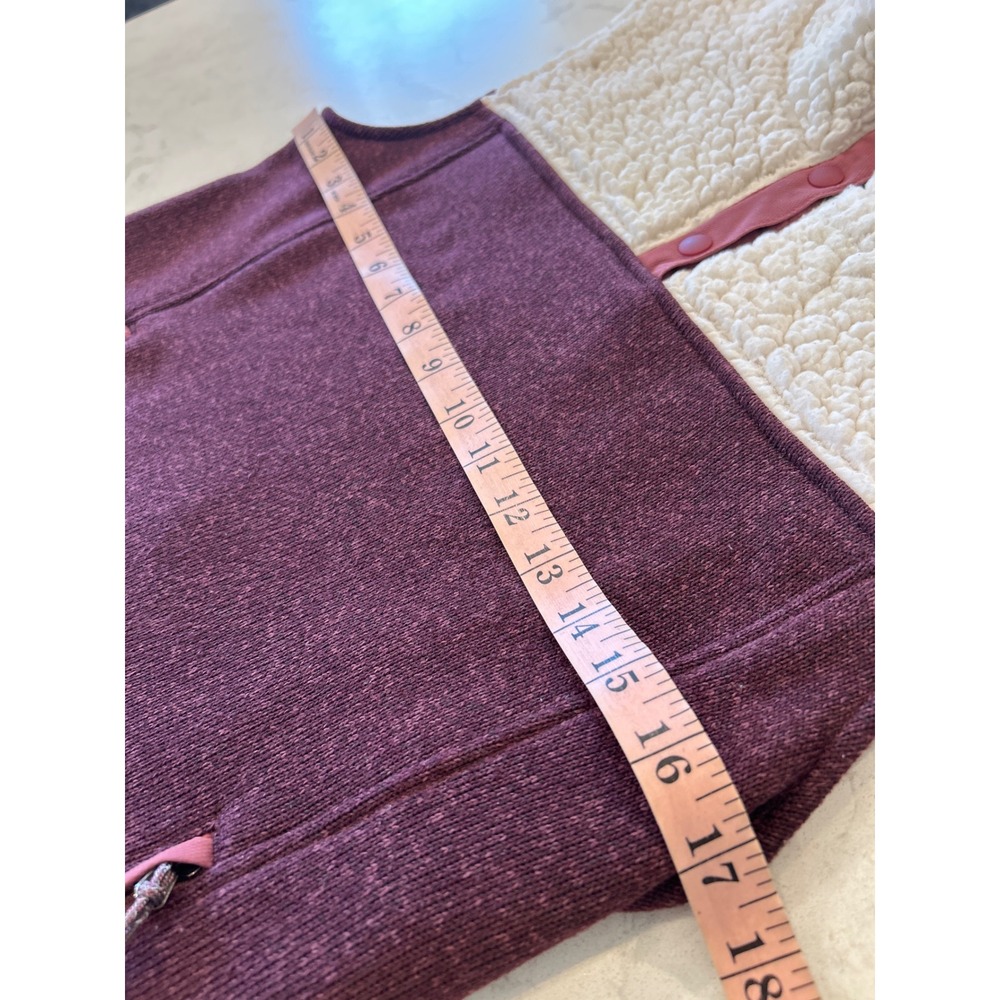 Title Nine Callitrix Sherpa Fleece Dress Sleeveless Hiking Granola Gorpcore M - Picture 8 of 9